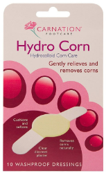 Carnation Hydro Corn Hydrocolloid Corn Care Επιθέματα Αφαίρεσης Κάλων 10τμχ 35
