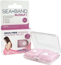 Sea Band Mama Drug Free Morning Sikness Relief Pink 2τμχ