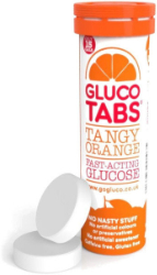 Atcare GlucoTabs Lift Fast Acting Tangy Orange 10chewtabs