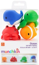 Munchkin Squirtin' Ocean Friends 9m+ 4τμχ