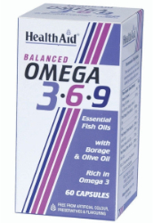 Health Aid Balanced Omega 3-6-9 Συμπλήρωμα Διατροφής Λιπαρών Οξέων για Υγεία Καρδιαγγειακού Συστήματος 60caps 277