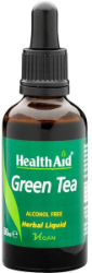 Health Aid Green Tea Liquid Συμπλήρωμα Διατροφής Πράσινο Τσάι σε Υγρή Μορφή με Αντιοξειδωτική Δράση 50ml 130