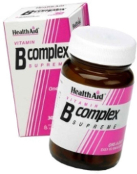 Health Aid Vitamin B Complex Supreme Συμπλήρωμα Διατροφής για την Υγεία του Νευρικού Συστήματος 30caps 106