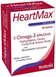 Health Aid HeartMax Συμπλήρωμα Διατροφής για τη Καλή Λειτουργία του Κυκλοφορικού 60caps 90