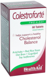 Health Aid Colestroforte Συμπλήρωμα Διατροφής για Υγιή Διατήρηση Επιπέδων Χοληστερόλης 60tabs 180