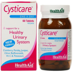 Health Aid Cysticare Συμπλήρωμα Διατροφής για την Υγεία του Γυναικείου Ουροποιητικού Συστήματος 60tabs 180
