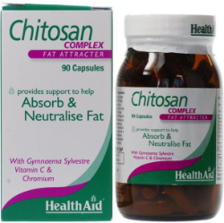 Health Aid Chitosan Συμπλήρωμα Διατροφής για την Δέσμευση των Λιπαρών Στοιχείων 90caps 210