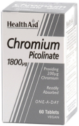 Health Aid Chromium Picolinate 1800μg 60tabs