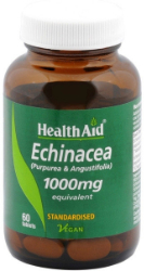 Health Aid Echinacea (Purpurea) 1000mg 60tabs
