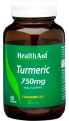 Health Aid Turmeric 750mg 60tabs