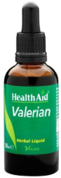 Health Aid Valerian Herbal Liquid Συμπλήρωμα Διατροφής Βαλεριάνας για την Αντιμετώπιση της Αϋπνίας 50ml 120