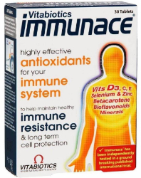 Vitabiotics Immunance Συμπλήρωμα Διατροφής Αντιοξειδωτικό 30tabs 65