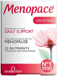 Vitabiotics Menopace Original Συμπλήρωμα Διατροφής για την Εμμηνόπαυση 30caps 55