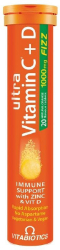 Vitabiotics Ultra Vitamin C + D Orange Flavour 20eff.tabs