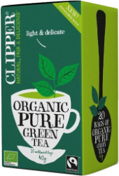 Clipper Organic Pure Green Tea 40gr
