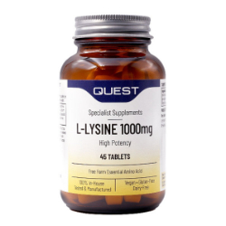 Quest L-Lysine High Potency 1000mg 45tabs