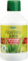 Optima Naturals Aloe Vera Juice Cranberry Flavour 500ml