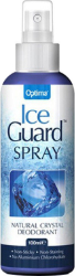Optima Ice Guard Spray Natural Crystal Deodorant Αποσμητικό Σπρέι από Φυσικά Μεταλλικά Άλατα 100ml 120