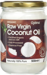Optima Organic Raw Virgin Coconut Oil 500ml