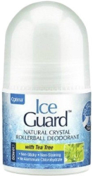Optima Ice Guard Natural Crystal Rollerball Tea Tree 50ml