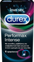 Durex Condoms Performax Intense 6τμχ