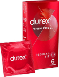 Durex Sensitive Thin Feel Condoms Λεπτά Προφυλακτικά Για Καλύτερη Αίσθηση Με Κανονική Εφαρμογή 6τμχ 33