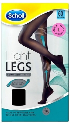 Scholl Light Legs Compression Tights Black 60 Den Large 1τμχ