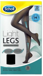 Scholl Light Legs Compression Tights Black 20Den Medium 1τμχ