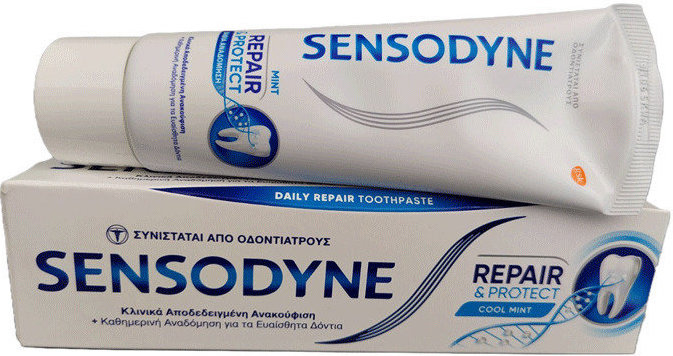 Sensodyne Repair & Protect Toothpaste Cool Mint Οδοντόκρεμα με Γεύση Μέντα 75ml 122