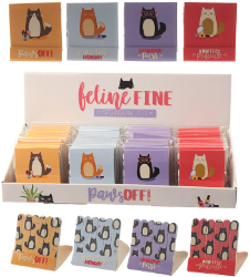 Set of Flexible Files with Cats Design 6τμχ