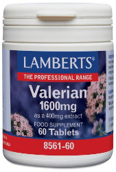 Lamberts Valerian 1600mg Συμπλήρωμα Διατροφής Βαλεριάνας για την Αντιμετώπιση της Αϋπνίας 60tabs 78