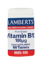 Lamberts Vitamin B12 100mcg100tabs