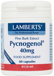 Lamberts Pycnogenol 40mg Συμπλήρωμα Διατροφής Πυκνογενόλης για τη Καλή Λειτουργία του Κυκλοφορικού 60caps 78