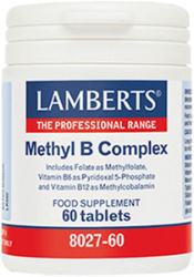 Lamberts Methyl B Complex Συμπλήρωμα Βιταμινών Συμπλέγματος B 60tabs 78