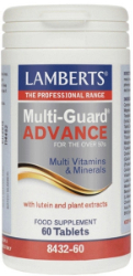 Lamberts Multi Guard Advance Συμπλήρωμα Διατροφής Πολυβιταμίνης για Άτομα 50+ 60tabs 78