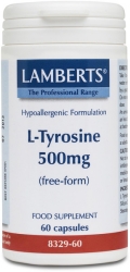 Lamberts L-Tyrosine 500mg 60caps