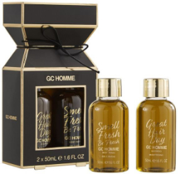 Grace Cole Homme Body Wash & Shampoo Giftset Ανδρικό Σετ Δώρου Με Αρώματα Ξύλου 150