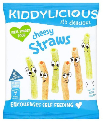 Kiddylicious Cheesy Straws 9m+ 12gr