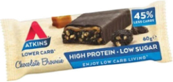 Atkins Lower Carb Chocolate Brownie High Protein 60gr