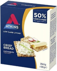 Atkins Low Carb Living Crisp Bread 20x5gr