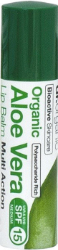 Dr. Organic Aloe Vera Lip Balm SPF15 5,7ml