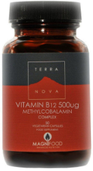 Terranova Vitamin B12 500mg Methylcobalamin Complex 50vcaps