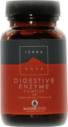 Terranova Digestive Enzyme Complex Συμπλήρωμα Διατροφής Για Τη Σωστή Λειτουργία Της Πέψης 50vcaps 135