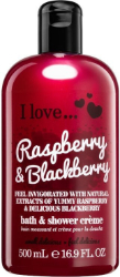 I Love Cosmetics Raspberry & Blackberry Bubble Bath Αφρόλουτρο Άρωμα με Βατόμουρο 500ml   572