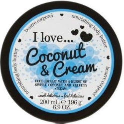 I Love Cosmetics Coconut & Cream Nourishing Body Butter Κρέμα Σώματος Ενυδατική με Άρωμα Καρύδα 200ml 240