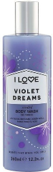 I Love Cosmetics Violet Dreams Body Wash Αφρόλουτρο με Εκχυλίσματα Βιολέτας Φρούτων 360ml 400