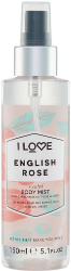 I Love Cosmetics I love English Rose Body Mist Άρωμα Σώματος με Αρώματα Τριαντάφυλλου Φρούτων 150ml 190