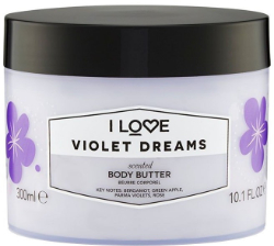 I Love Cosmetics Violet Dreams Body Butter Κρέμα Σώματος Ανανέωσης Βαθιάς Ενυδάτωσης με Αρώματα Βιολέτας Φρούτων 300ml 340