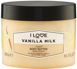 I Love Cosmetics Vanilla Milk Body Butter Κρέμα Σώματος Ενυδατική με Άρωμα Βανίλια 300ml 340