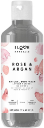 I Love Cosmetics Rose & Argan Body Wash Ενυδατικό Αφρόλουτρο με Άρωμα Τριαντάφυλλο 500ml 600